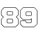 #89 car