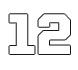 #12 badge