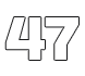 #47 badge