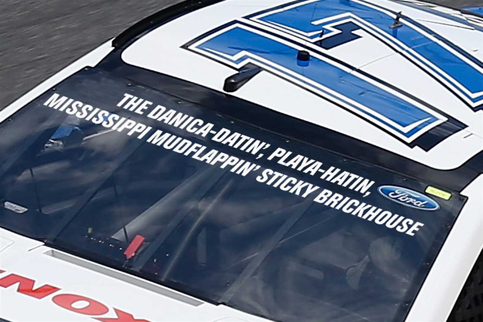 What driver windshields should really say Official Site Of NASCAR