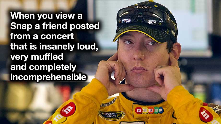 Completely relatable NASCAR Snapchat moments - Official Site Of NASCAR