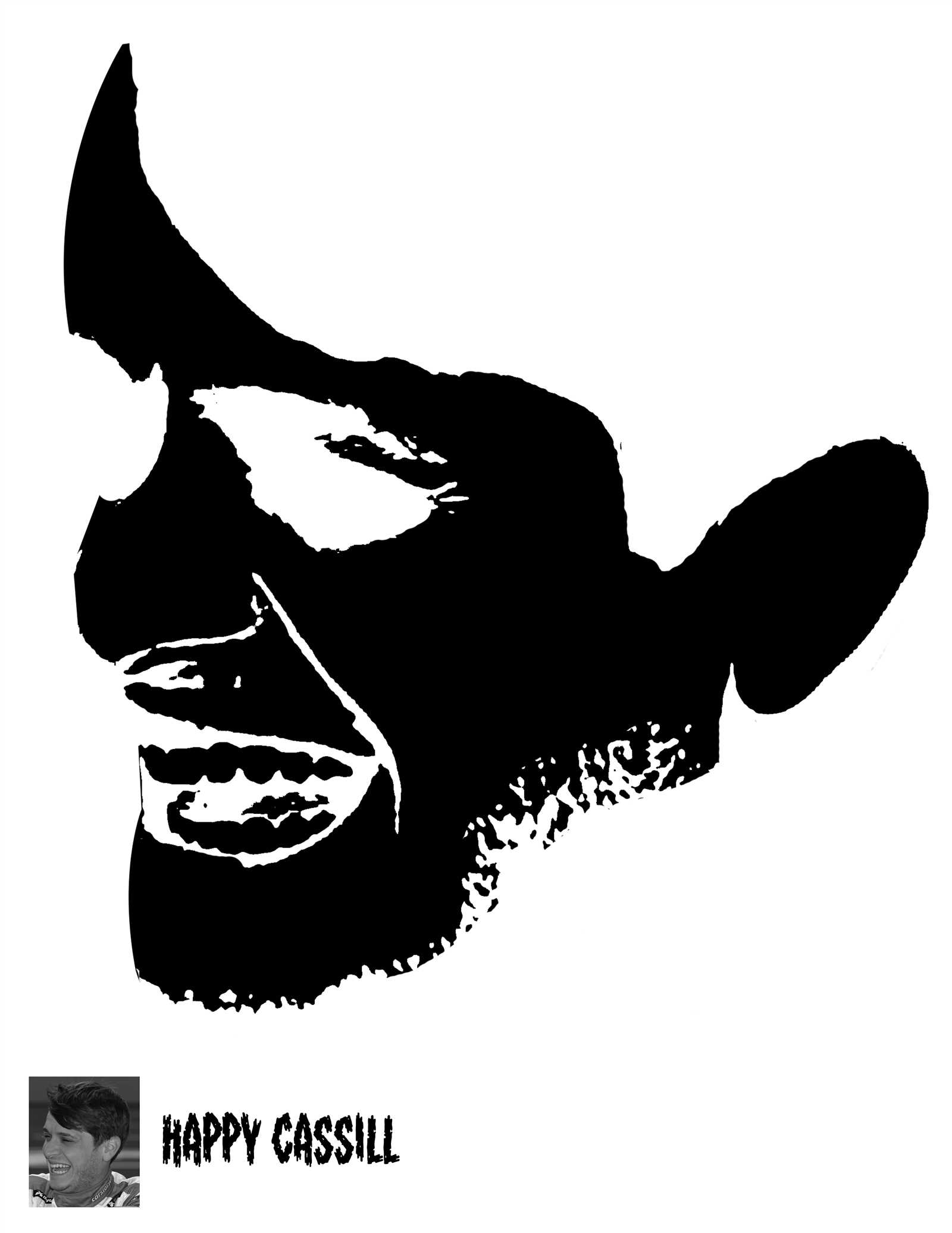 @nascarcasm: NASCAR Halloween pumpkin stencils | Official Site Of NASCAR