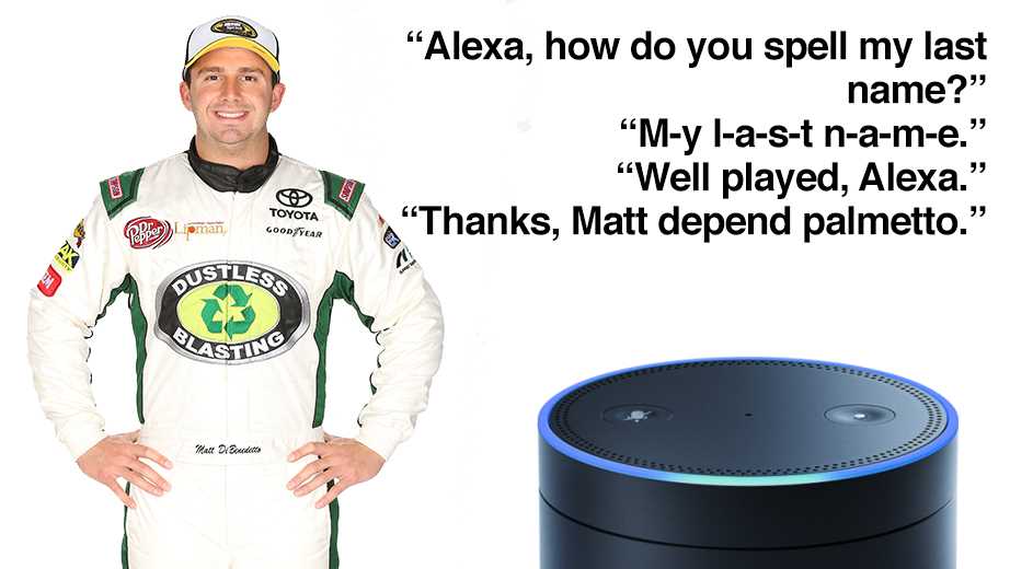 @nascarcasm: NASCAR drivers using Alexa - Official Site Of NASCAR
