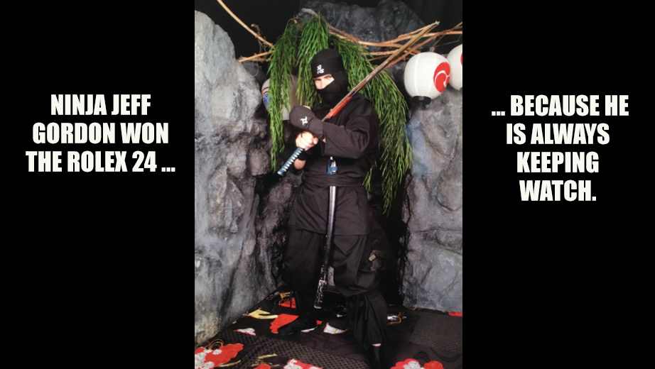 @nascarcasm: Important things to know about ninja Jeff Gordon ...