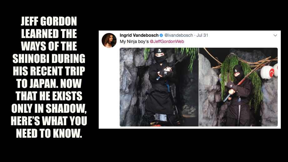 @nascarcasm: Important things to know about ninja Jeff Gordon ...