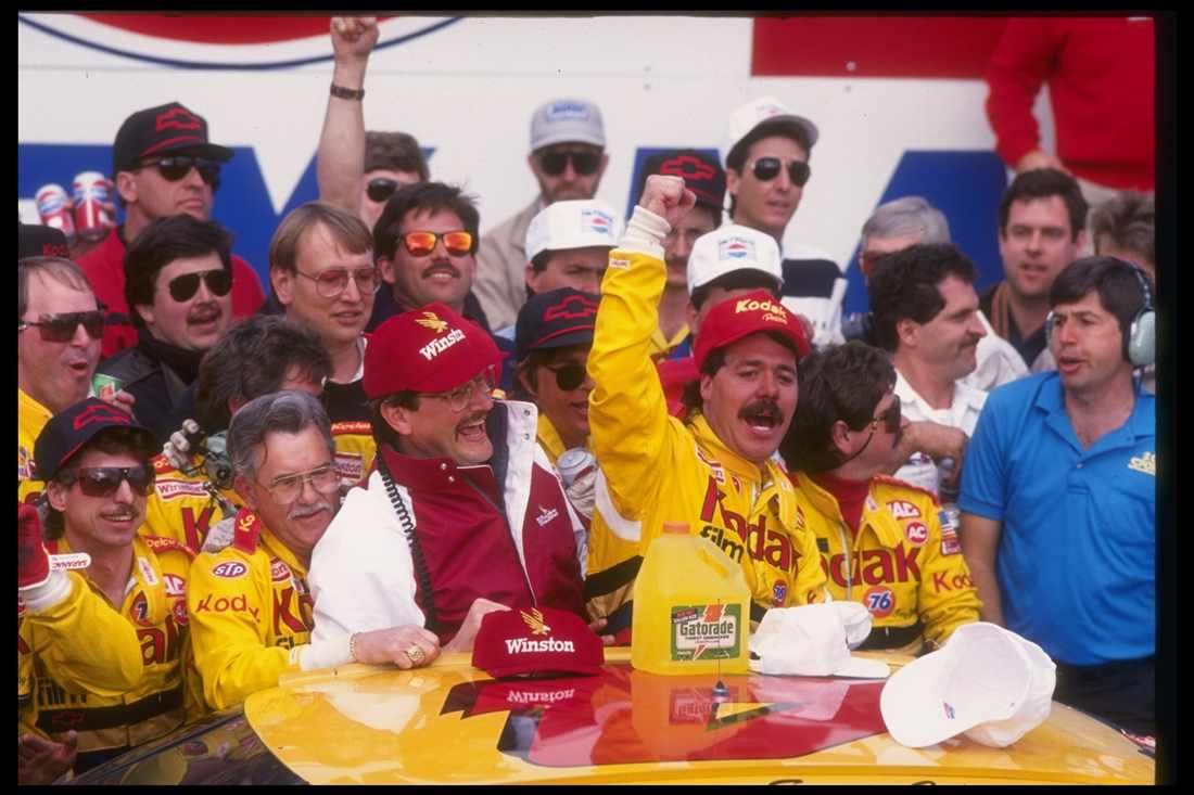 <p>1991: Ernie Irvan (pictured at Daytona)</p>
